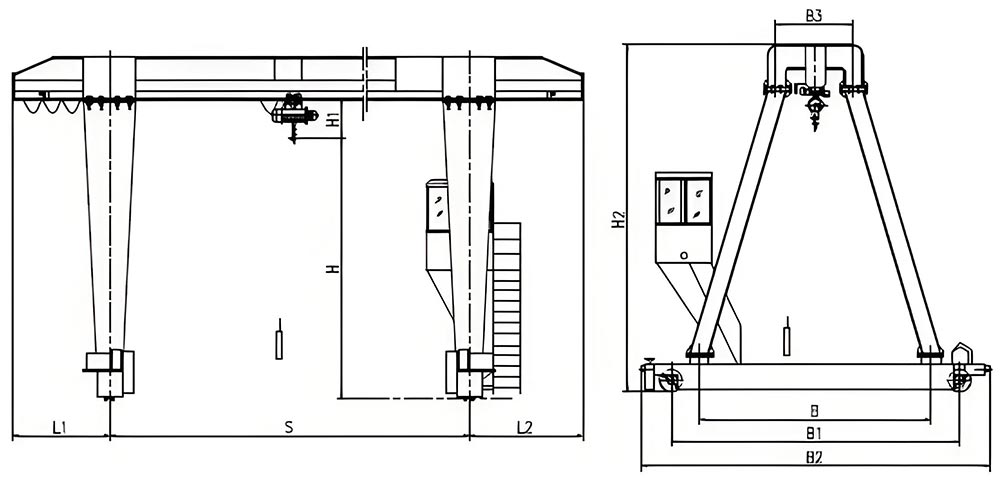 Single Girder Gantry Crane