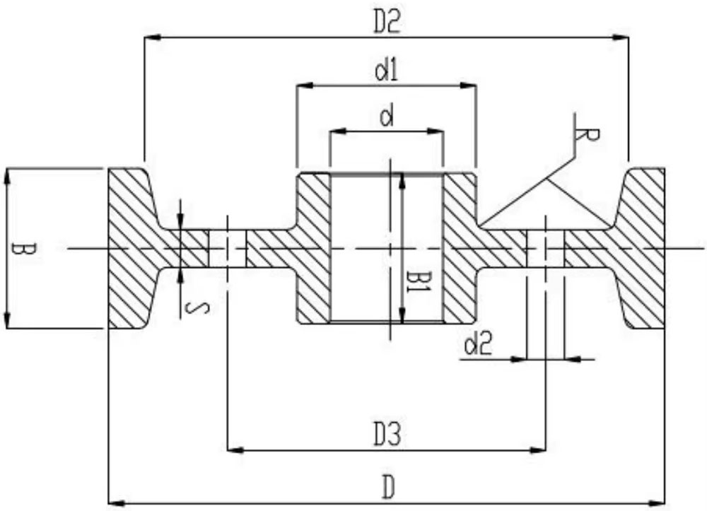 Forged Crane Wheels Sketch