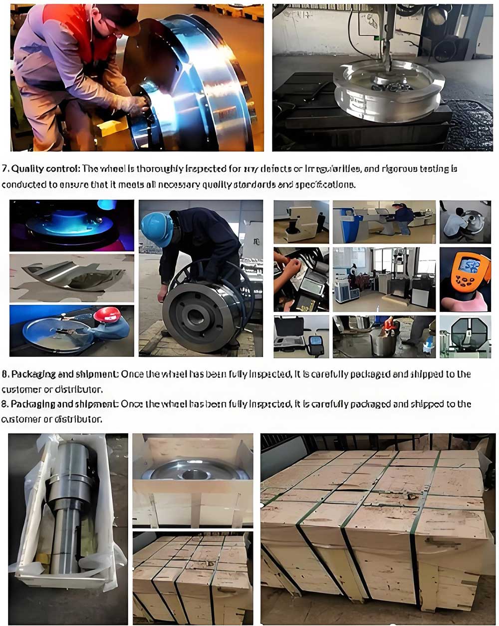 Forged Crane Wheel Details