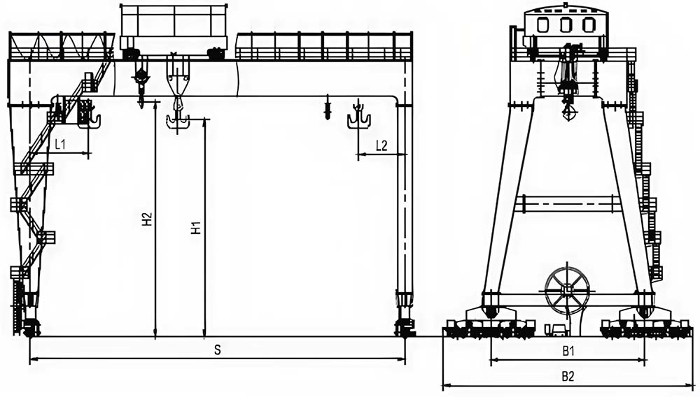 Double Girder Gantry Crane